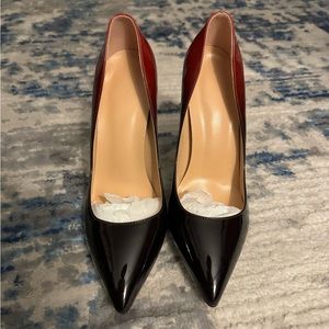 SOLD- Black and red pumps